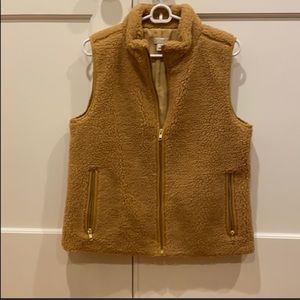 EUC J. crew | Sherpa Fleece Vest